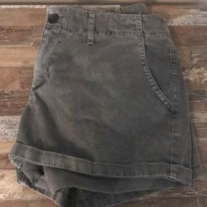 Gray Jean Shorts